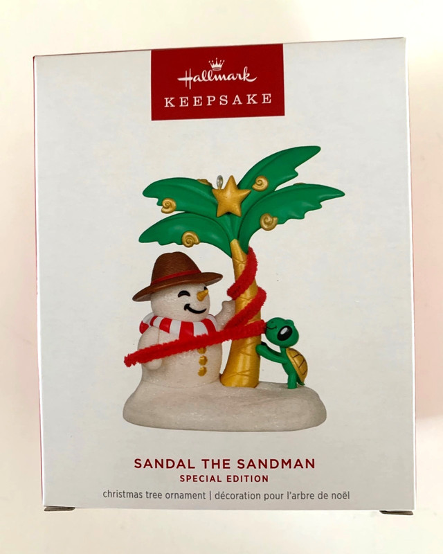Hallmark Keepsake Ornament (2024) - SANDAL the SANDMAN Special Edition - New