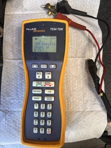Fluke Networks TS54 TDR Two-Way Handset ABN Cord Speakerphone TDR Mute Flash