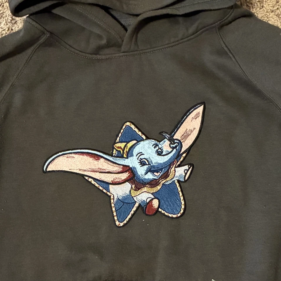 Large Sew-On Embroidered Patch of Dumbo Appliqué W 9 1/4" H 6 1/2" - Image 2 of 3