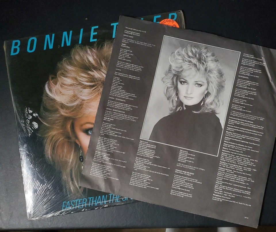 Bonnie Tyler - быстрее, чем скорость ночи (VG +/VG +) виниловая пластинка LP - Изображение 3 из 4