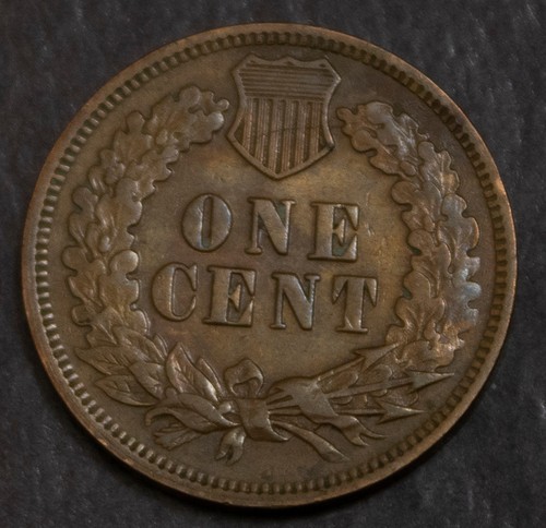 1878 Indian Cent Choice VF Lot 2385 - Picture 2 of 2