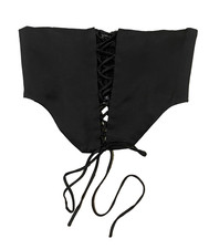 House Of CB Lace Up Corset Crop Top S Black GNO Vegas Date Night Sexy