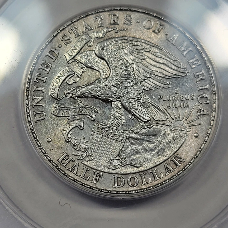 1918 50c Lincoln Commemorative Half Dollar ANACS MS60 Details Cleaned *K1019 - Image 3 of 3