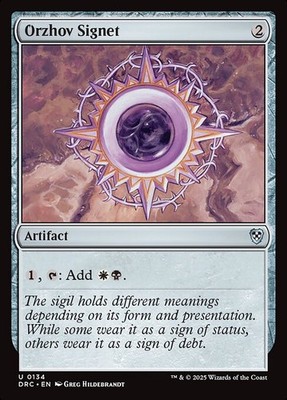 Orzhov Signet 134 U Normal DRC MTG NM