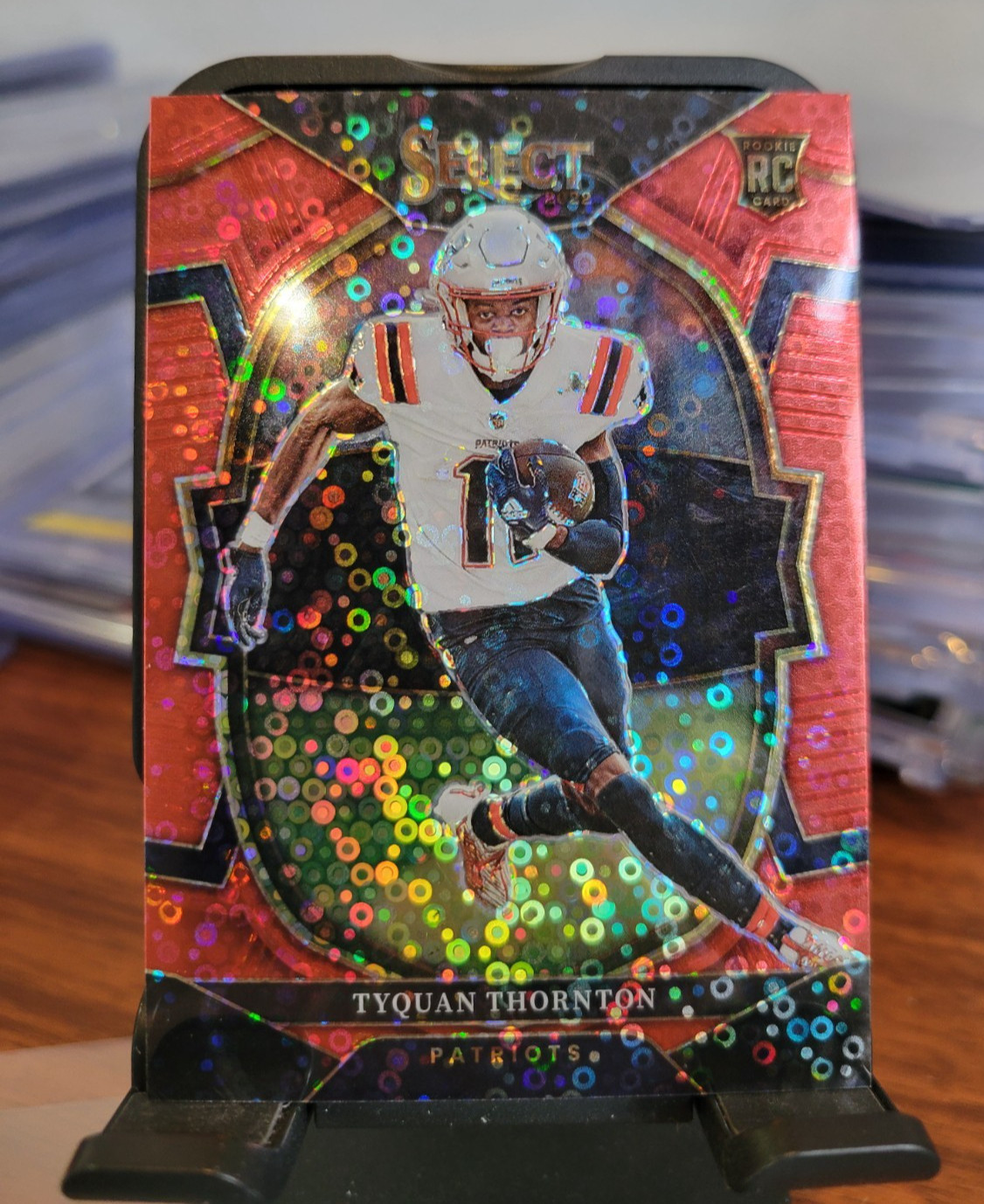 2022 PANINI SELECT TYQUAN THORNTON Rookie Red Disco #93 Patriots Chiefs /49