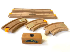Chuggington Train Wooden Railway Assorted Wood Track Lot Plus Magnetic Load