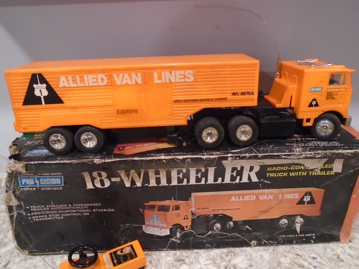 Pro Cision Allied Van Lines 18 Wheeler Truck Power Streaker Radio