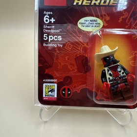 LEGO Marvel: Sheriff Deadpool Minifigure Blister 2018 SDCC San Diego Comic Con
