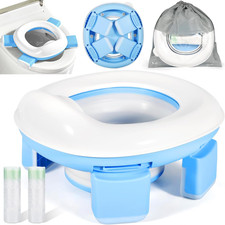 Vasino Portatile per Bambini Da Viaggio, Riduttore WC Bambini Portatile Con 40 B