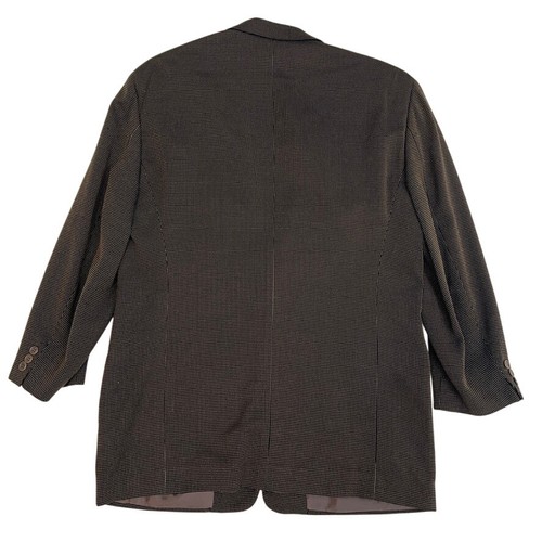 Giorgio Armani A Milano Borgonuovo 21 Green Brown Blazer Made in Italy Sz 54EU - Picture 2 of 10
