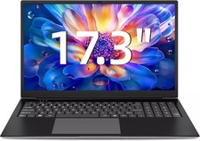 SGIN Multimedia Notebook 17,3 Zoll | Intel i3 | 128GB SSD | 4GB RAM | Win11