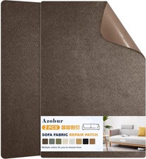 Azobur Couch Patch Repair Fabric,Microfiber Fabric, Self-Adhesive, for Sofa