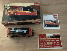 Lego vintage train 727 Locomotive 12V with box and instructions and all stickers