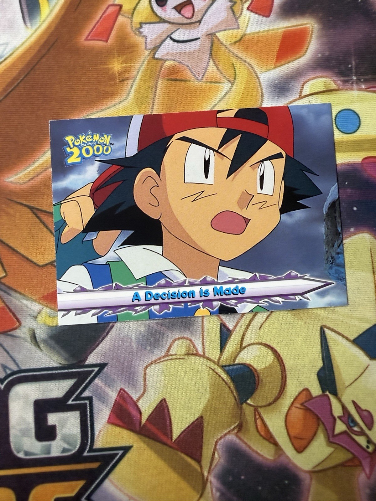 Pokemon 2000 Movie Animation Edition - Holo Foil card 47 - A Decision is made NM