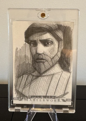 Star Wars Masterwork Topps 1/1 Obi-Wan Kenobi Sketch Card Andrew Fry Auto