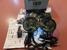 10L0L Golf Cart Fans Portable Fans GET TWO USB Power Yamaha EZGO Club Car + MORE
