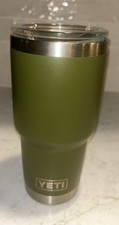 Yeti Rambler 30 oz. Stainless Steel Tumbler Olive Green With Sip Lid