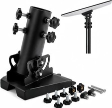 Starlink Pole Mount Pipe Adapter, for Standard 4  Gen 4 Black