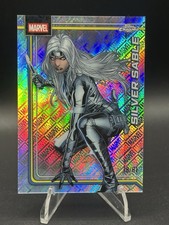 2026 Topps Chrome Marvel Silver Sable #158 Marvel Logofractor SP /61