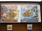 JPN 3DS ONLY Yo-kai Watch Busters Red & Blue Nintendo 3DS 2015 w/ Case