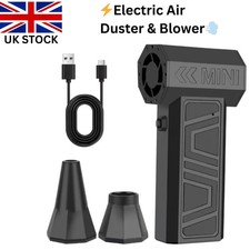 Electric Air Duster Comes 130000 Rpm Jet Dry Mini Blower Portable Turbo Jet Fan