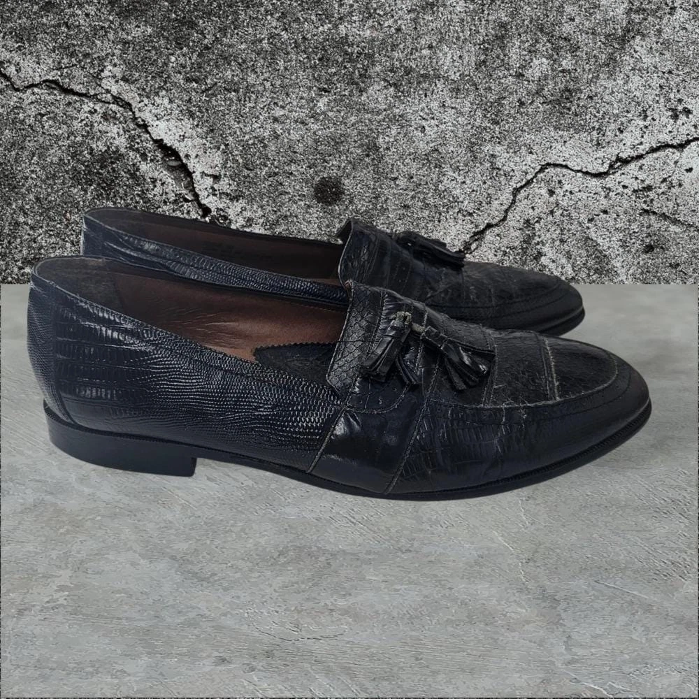 Stacy Adams Black Leather Vintage Shoes for Men for sale | eBay
