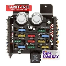 Painless Wiring 30001, Kit Black Plastic Pro Street Fuse Block Performance Parts