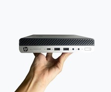 HP EliteDesk 800 G3 Mini Desktop PC 256GB SSD, Intel i5 Processor, 8GB RAM