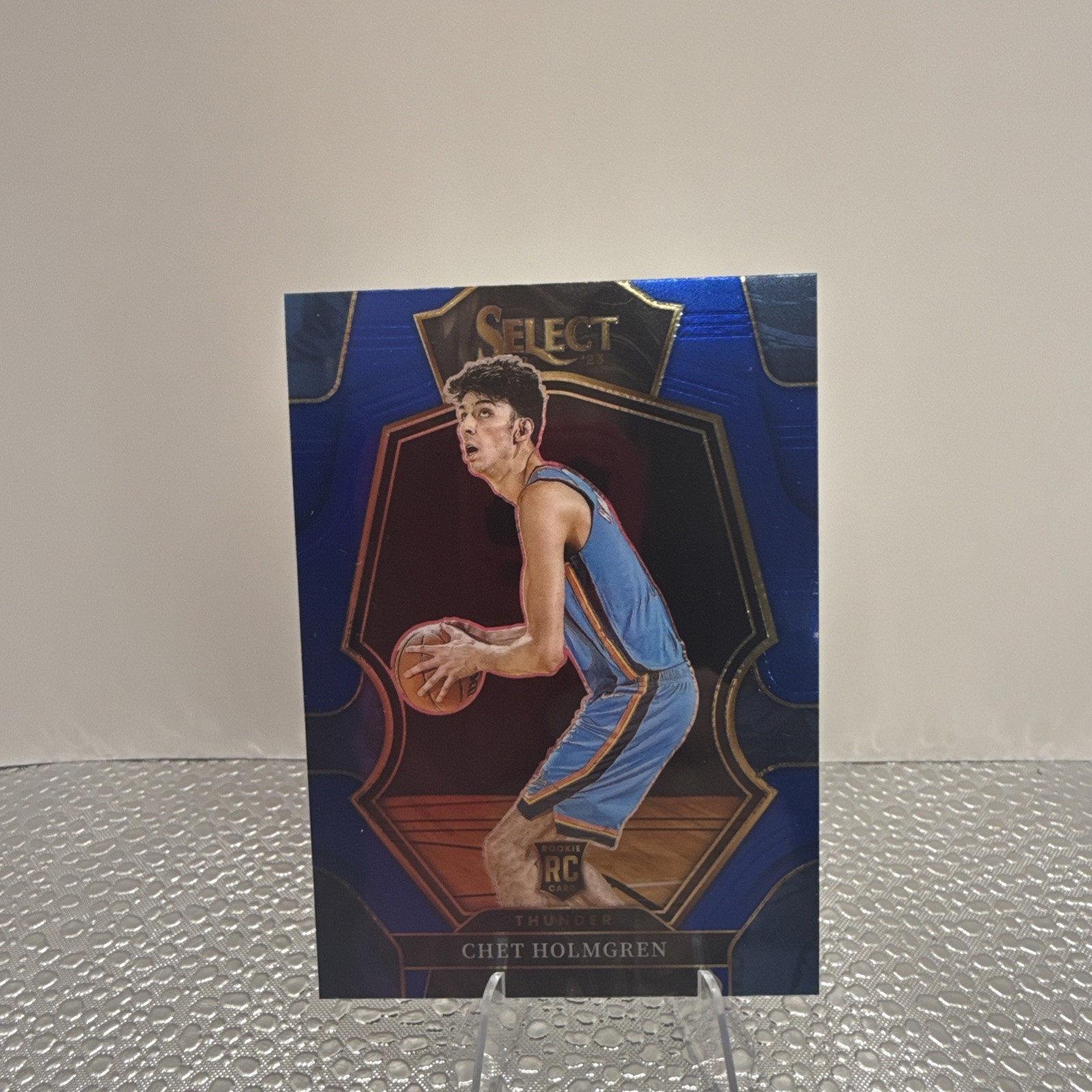 2022-23 Panini Select - Premier Level Blue Prizm #196 Chet Holmgren (RC)