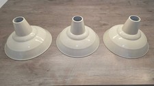 Next Cream Metal Light Shades (×3) Industrial & Retro Style Easy fit Pendants