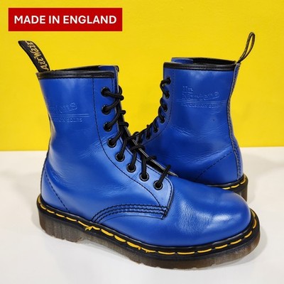 💥Dr. Martens Doc England MIE Rare Vintage Electric Blue 1460