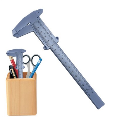 1pc Plastic Caliper Vernier Gauge Caliper Measuring Tool Scale Ruler Random