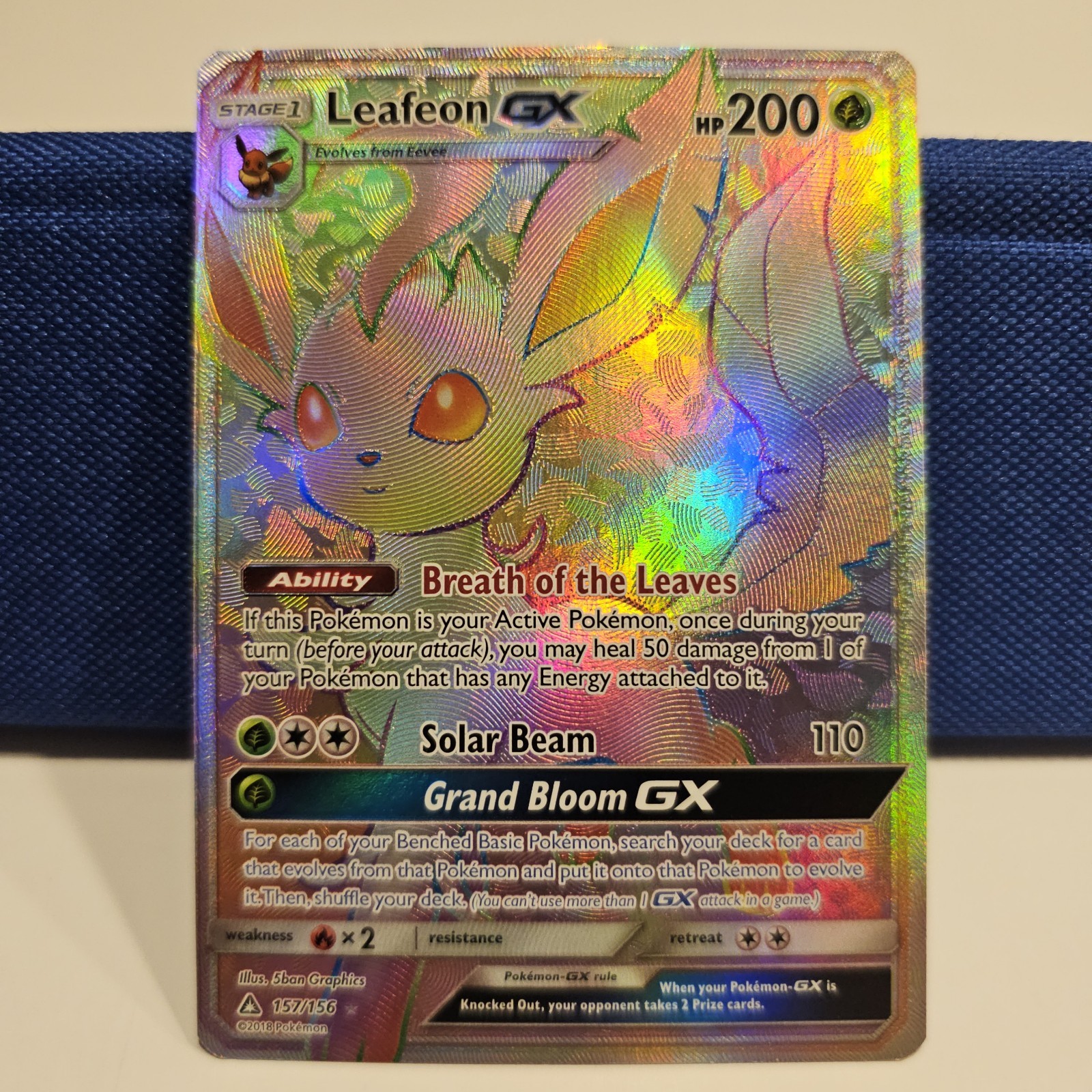 leafeon gx pokemon card value Full Art - 139/156 - Ultra Prism (You cant use more than 1 GX attack in a game.) 2018 Pokemon Sun & Moon