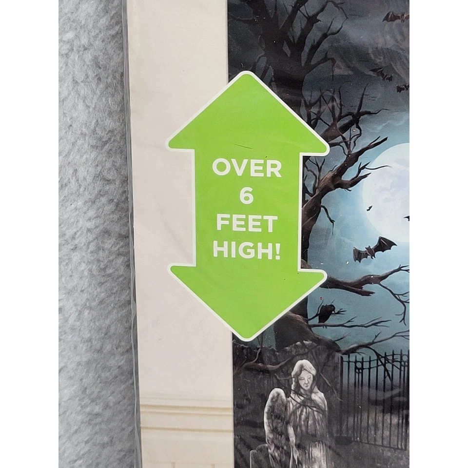 Kit de decoração de cemitério assustador Spirit Halloween decoração com mais de 6 pés de altura - Imagem 2 de 4
