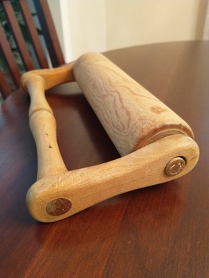 German rolling pin full-length handle