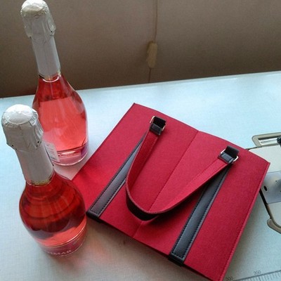 1pc Multi-Bottle Wine Bag Filz Rotweinbeutel wiederverwendbarer Rotweinbeutel