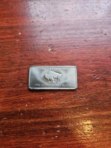 Titanium Bullion Bar Quarter Oz