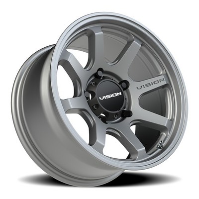 Vision 351 Flow 17x9 5x150 0mm Satin Grey Wheel Fits Toyota Sequoia 351-7950SG0