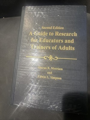 Guide to Research for Educators and Trainers of Adults
