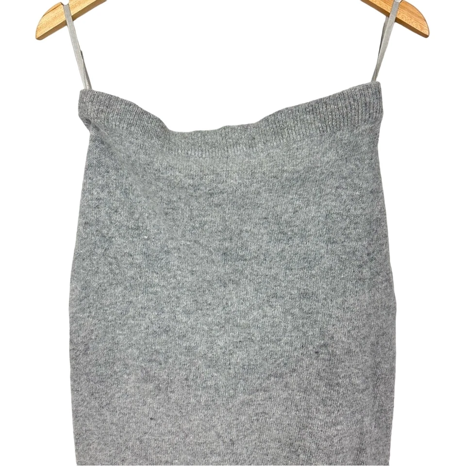 Falda lápiz vintage Valerie Stevens Angora mezcla de lana gris jaspeado mediana Foto 4 de 4