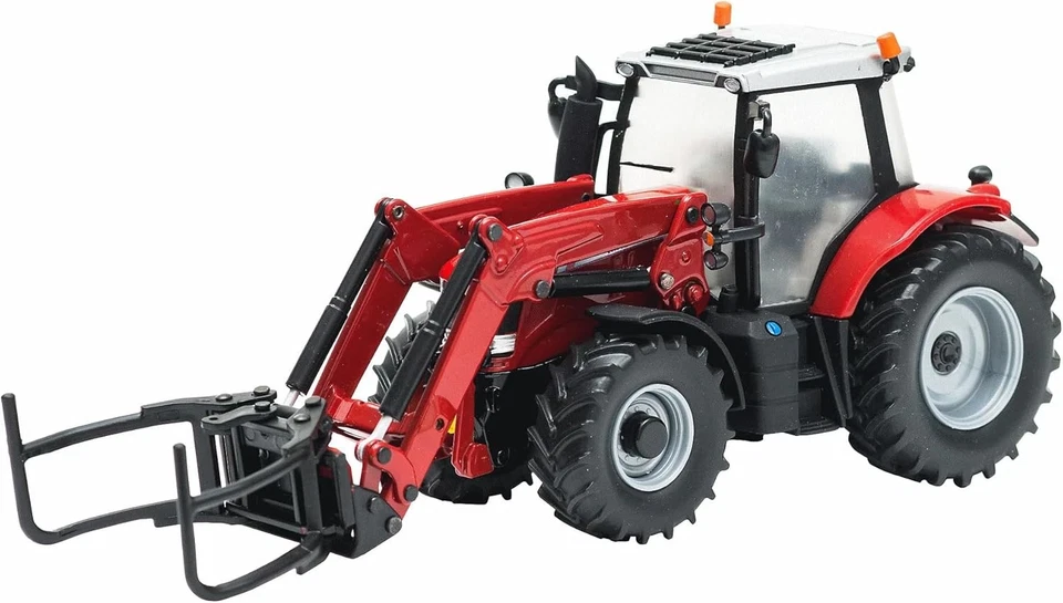 Britains 1:32 Massey Ferguson 6616 Tractor with Front Loader, Farm Set Toy Tract - Image 2 of 3
