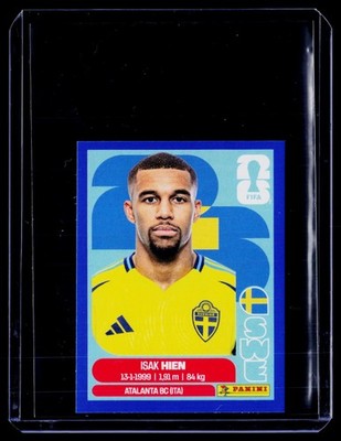 2026 Panini FIFA World Cup Stickers ISAK HIEN Blue Parallel SWE 3 Sweden