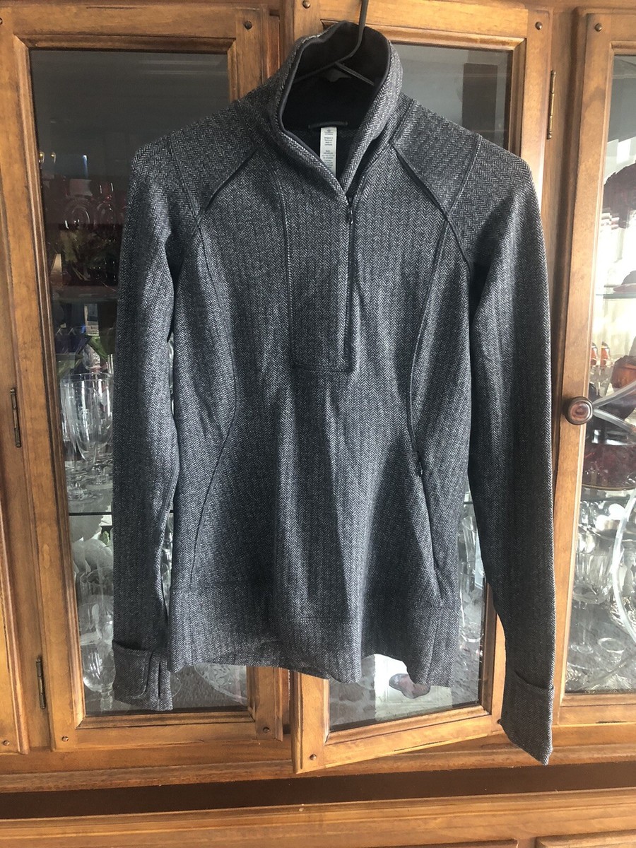 lululemon - lululemon コート サイズ4 Lululemon Womens size 4 Scuba Hoodie Light Full Zip Gray