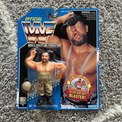 WWF HASBRO MOC Luke of The Bushwhackers Figure Fre...