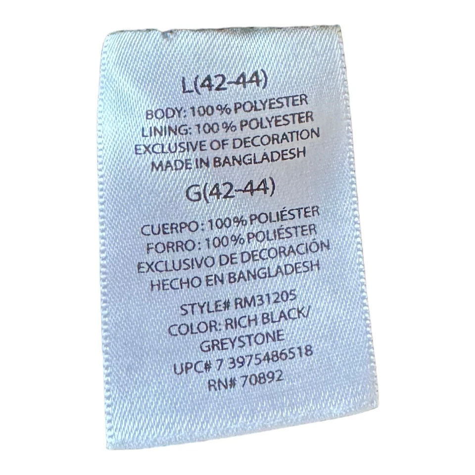 Star Men's Black L/S Jacket Size Large (42-44) - Image 3 of 4