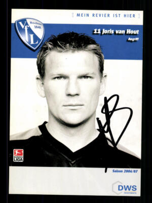 Joris van Hout Autogrammkarte VFL Bochum 2006-07 Original Signiert