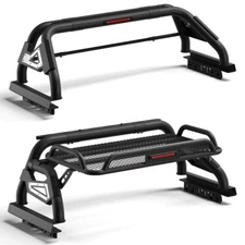 Adjustable Truck Bed Chase Rack Roll Bar For F150 Silverado Sierra Ram Tundra