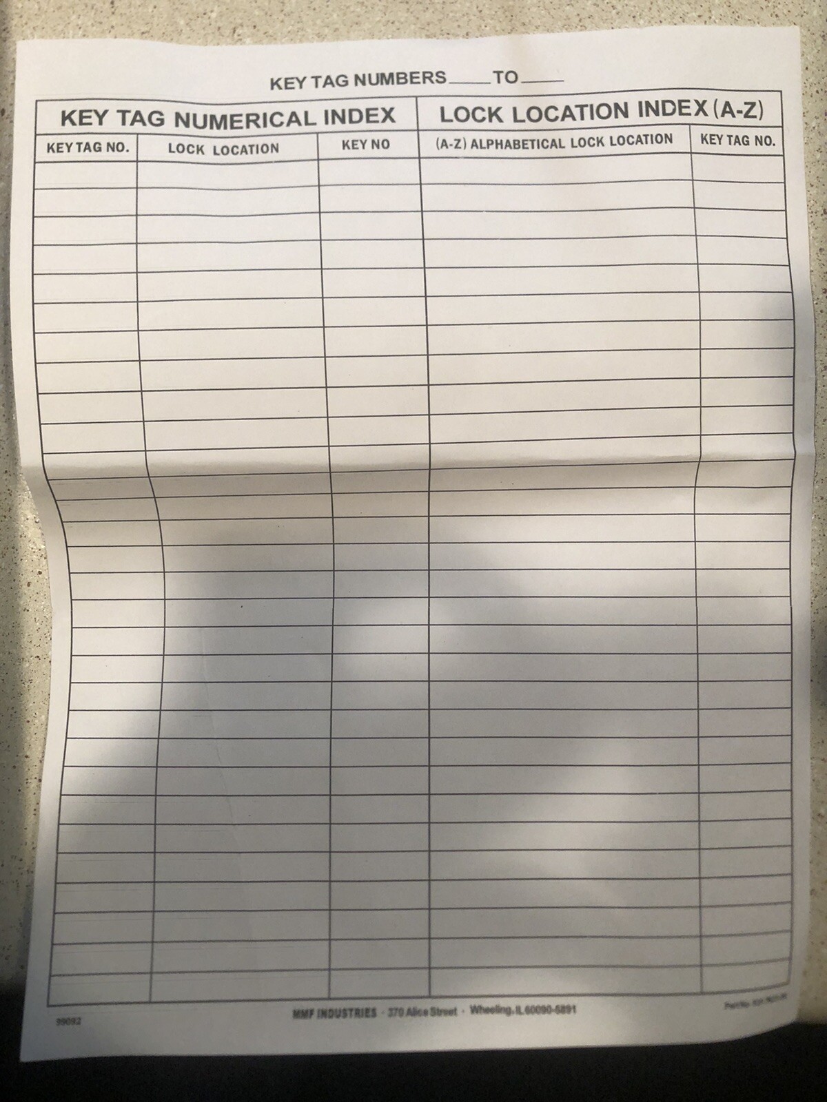 MMF Industries Key Cabinet