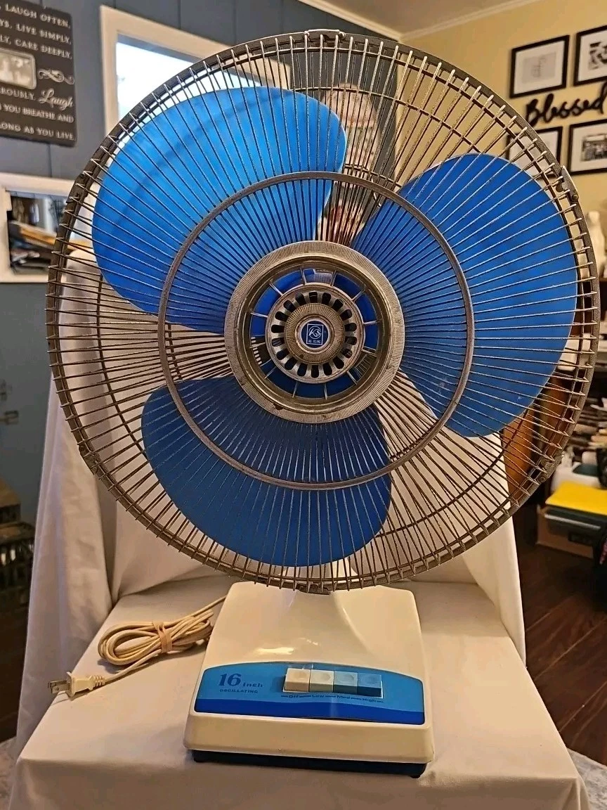 Blue Oscillating Fan for sale | eBay
