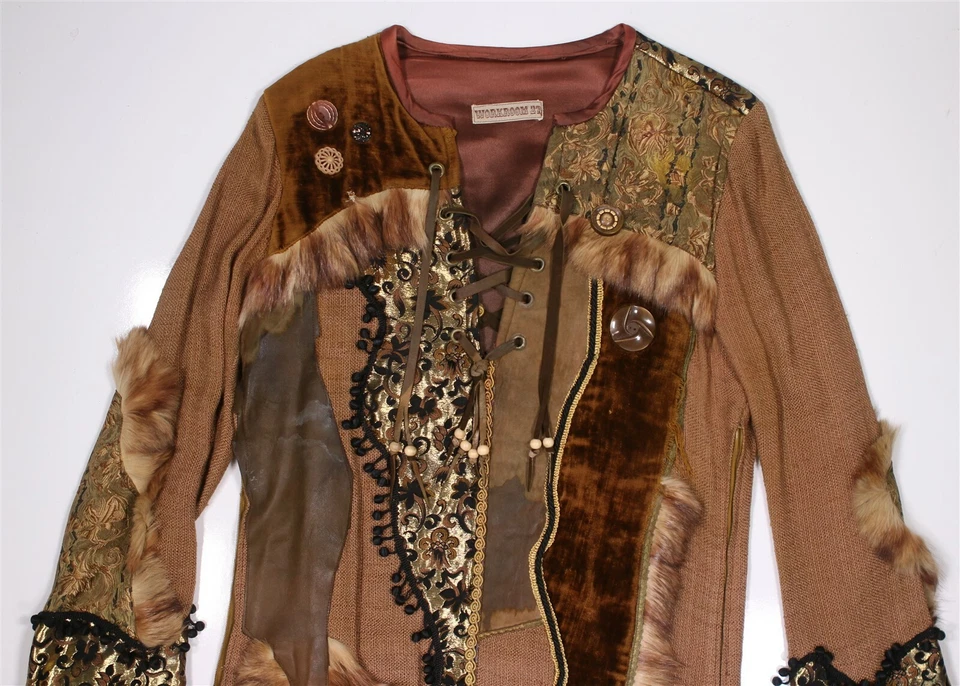 Traje de escenario Bill Whitten hecho a medida años 70 raro único estilo nativo americano 38/40 Foto 3 de 4